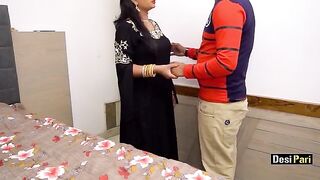 Desi Pari got her pussy pounded by step-cousin with rough Hindi talk
