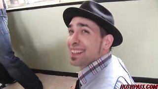 Slutty Sara and friends turn bachelor party into a fuck fest