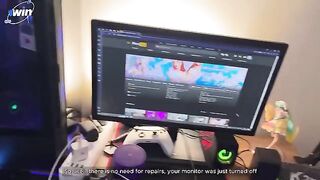 A SkinLovers girl got fucked by a PC repairman for cash