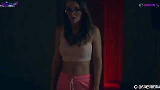 The Halloween scary sex story features Sia Siberia in a passionate lesbian encounter