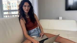 Step siblings try nudism and get horny