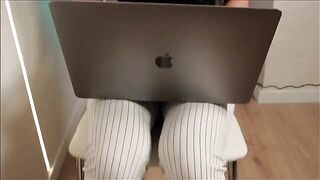 A hot secretary seduced her boss and got fucked hard, just like a real pro