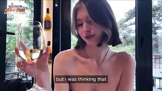 A rich guy hooked an 18-year-old girl on the first date and fucked her