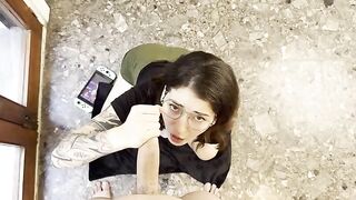 A gamer girl fucks with you because she loves big dicks