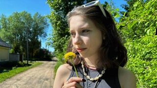 Met cute Ukrainian schoolgirl on the street and fucked her