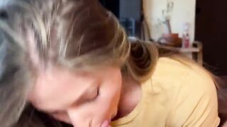 Guy filming his sex with the hot brunette babe