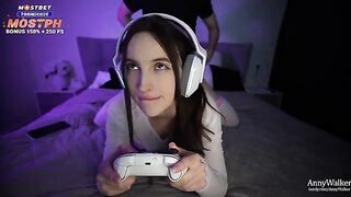 A gamer’s fun ruined by his stepsister, in a steamy scene