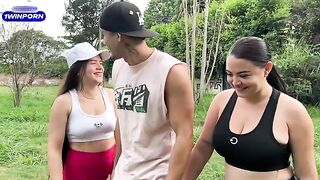 Two girlfriends get a lot of money for sex in the park