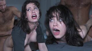 First rough fuck makes the slutty babe cum buckets of squirt for the first time