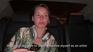 A talented Russian artist makes her porn debut with a stunning blowjob scene