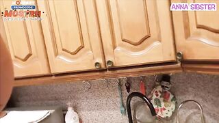 An angry roommate turned into a cute girl after sex with a cock
