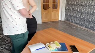 Hot teacher fucked her student in a steamy encounter