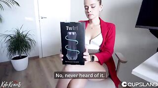 An office experiment with a new sex toy went awry
