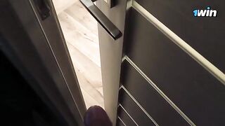 I spied on my stepsister, she saw me and sucked my dick - HD