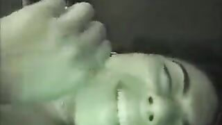 Girl was tired and fell asleep in the bedroom, getting intimate there