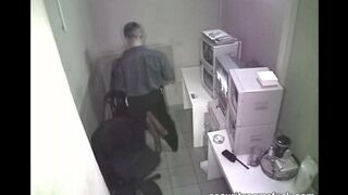 The employee was photographed during sex at work by a hidden camera