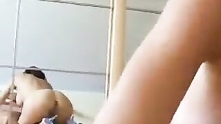 Private video of a couple with excellent blowjob skills, raw and real