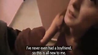 A cute girl tried anal sex for the first time with a pick-up guy