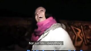 They removed the whore's clothes and fucked her in the toilet of Resyran