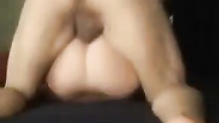 A wife shared her husband's friend with her husband in a steamy threesome