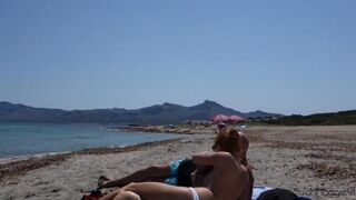 Public blowjob on the beach, you can find similar steamy encounters in these videos