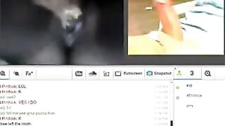 A girl has sex in front of her husband on webcam