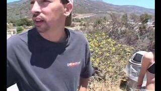 The cute girl got into the car and was fucked with passion