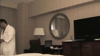 A young guy ordered a whore to his hotel room to fuck
