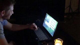 A wife got so horny after watching a porn video and attacked her husband
