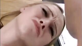 A hand with a member at the same time fucks a girl