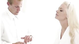 The newlyweds were unable to restrain their passion and engaged in intimate moments right after the wedding