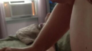I often woke her up with my cock in the morning - a steamy homemade scene