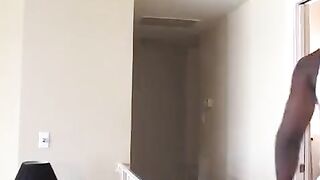 A sexy blonde girl was penetrated by a black member’s ass