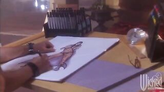 A man fucked his gorgeous mistress wearing sexy glasses