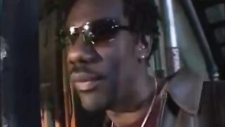 Ebony woman with a big ass fucks a thick cock