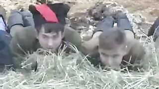 A young guy fucked a girl in the barn, and she loved it