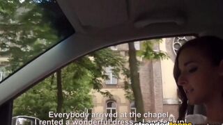 A newlyweds' wedding night started with a blowjob in a taxi