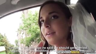 A newlyweds' wedding night started with a blowjob in a taxi