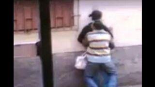 I wanted to fuck on the street, so we didn’t go into the house