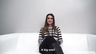Czech girl came to casting and agreed to have sex for money