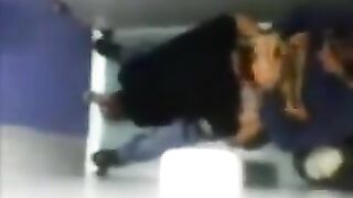 A camera left in the toilet captured some gay guys getting intimate