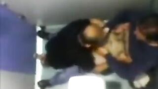A camera left in the toilet captured some gay guys getting intimate