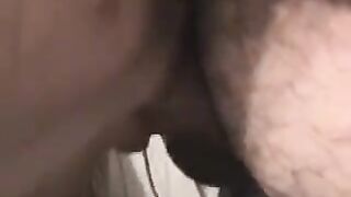 The guy with the small dick was brutally caught and covered with it