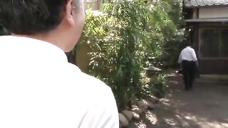 Beautiful Asian woman in school uniform, ending with a great fuck