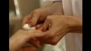 The ass turned inside out during a hot lesbian threesome