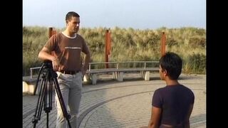An Indian girl is having fun with two guys at once