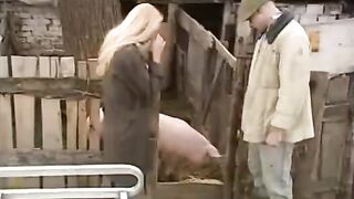 Babe from the village fucked by a young guy with passion