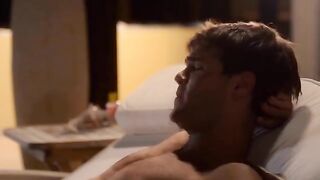 A selection of cumshots on the face of a pretty Jesse Rogers