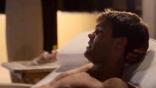 A selection of cumshots on the face of a pretty Jesse Rogers