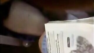 Climbed a girl and started to fuck her fingers